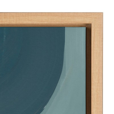 Teoitlan Valley Study Abstract Canvas in Natural Frame