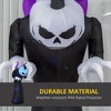Whisen Halloween Inflatables Outdoor Decorations Pumpkin Reaper Decoration, Ghost Blow Up LED Yard Decor - Black - 4 of 4