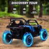 2 Seater Ride On UTV, Kids Electric Ride On Car,  24V Powered Riding Toy UTV, Off-Road UTV Toy with Remote Control, LED Lights, Music for Toddlers 3+ - 3 of 4