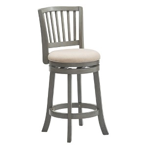 Inspire Q Falia Slat Back Counter Height Barstool - 1 of 4