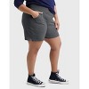 Hanes Just My Size Women's Cotton Jersey Pull-On Shorts, 7" (Plus Size) - 2 of 4