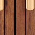 walnut/gold