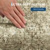 Machine Washable Area Rugs-  Non-Slip Distressed Print Carpet for Bedroom ,Dining Room ,Home Office - 4 of 4