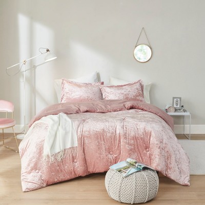 Juliette Luxe Comforter Set Velvet Lush with Soft Brushed Microfiber Reverse, Fluffy Comforter Bed Set, Matching Sham