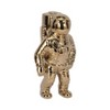 Sagebrook Home 11" Ceramic Astronaut Sculpture Contemporary Modern Metallic Statuette Table Decor - 2 of 4
