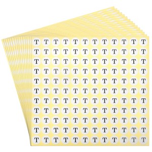 Unique Bargains Scrapbooking Crafts Round Self-Adhesive Alphabet Letter Stickers 15 Pcs - 1 of 4