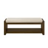 Kumasinova 40"/47" Entryway Bench with Lower Shelf,Modern Shoe Rack Bench with Removable Cushion,End of Bed Storage Bench for Bedroom,Entryway - 4 of 4