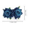 Unique Bargains Women's Portable Simulated Flowers Hair Clip Comb 1 Pc - 2 of 4