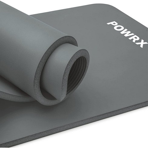 Powrx 75l X 31w X 0.6th Yoga Mat With Carrying Strap And Bag