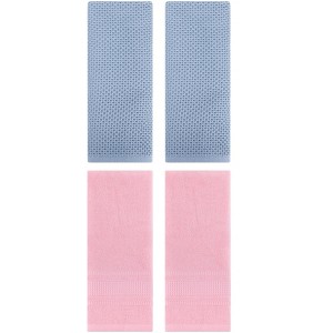 REGALWOVEN 4 Pcs Cotton Soft Absorbent Waffle Hand Towel for Bathroom - 1 of 4