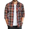COOFANDY Men's Flannel Plaid Shirts Long Sleeve Button Down Shirts Casual Fall Shirt Jacket - 4 of 4