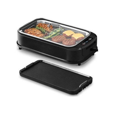 Nebula Vortex Smokeless Indoor Grill With Glass Lid