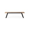 Modern Slat Design Gaylor Bench for outdoor dining and backyard-Christopher Knight Home - 4 of 4