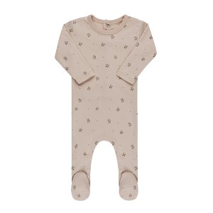 Aurora Classics - Baby Footie/ 1 Piece Pajama - Floral Print Collection - 1 of 2