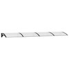 vidaXL Door Canopy Black and Transparent 39.4 in.x31.5 in. Polycarbonate - 2 of 4