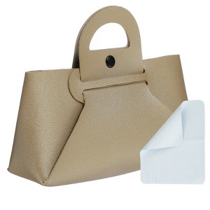 Unique Bargains PU Leather Waterproof Multi-Function Eyeglass Case with handle 7.1" x 3.3" - 1 of 4