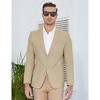 Clearlove Men's Linen Cotton Blend Two-Button Unstructured Blazer with Patch Pockets Relaxed Fit Sport Coat Business - 2 of 4