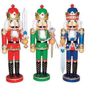 Santa's Workshop Inc. 15" Bejeweled Kings, Set of 3 - 1 of 4