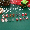 Cute Christmas Stud Earrings Bulk Set - 20 Pairs Hypoallergenic Jewelry for Girls & Teens. - 3 of 4