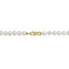 EVERLY JEWELRY |10K Yellow Gold 3-4mm White Cultured Freshwater Pearl Bracelet, 7.25-inch - 4 of 4