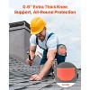VEVOR Knee Pads for Work, Extra Thick Construction Knee Pads with Foam Cushion - Pro Safeguard & Comfort, Work Knee Pads, Gray and Orange - 4 of 4