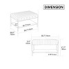30.7'' Faux Fur Ottoman with Black Metal Legs and Open Shelf,Upholstered Footrest for Bedroom or Living Room-Cuddlewood - 4 of 4