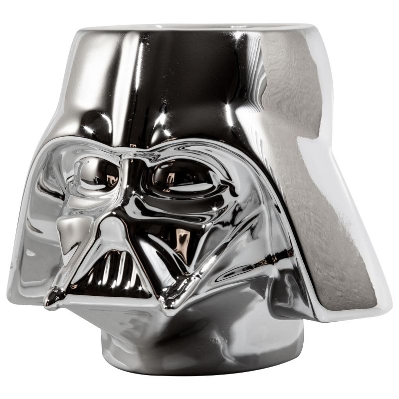 Surreal Entertainment StarWars Collectible | Star Wars Darth Vader Mug | Chrome Molded, 1 of 7