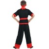HalloweenCostumes.com Kid's Ninja Costume, Red and Black Karate Outfit for Boys and Girls - 3 of 4