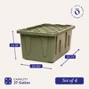 HOMZ Durabilt 27 Gallon Heavy Duty Storage Tote with Lid - 4 of 4
