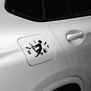 TruAIR Funny Gas Consumption Decal (Black) - 1 of 4