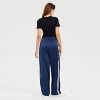 Women's High-Rise Wide Leg Satin Track Pull-On Pants - A New Day™ - 2 of 4
