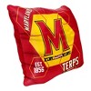 NCAA Maryland Terrapins Firm Density Connector Velvet Reverse Pillow - 2 of 3
