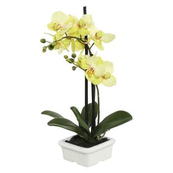 Artificial Potted Orchid (15.5") - Vickerman