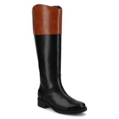 Journee Womens Dressage Knee High Riding Boots