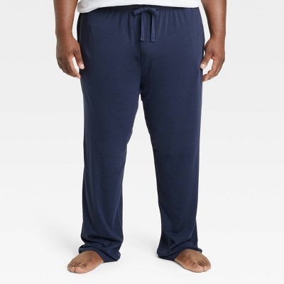 Men's Big & Tall Deer Print Microfleece Pajama Pants - Goodfellow & Co™  Navy Blue 3xlt : Target