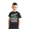 Youth Funny T Shirts Ready To Crush Kindergarten Sarcastic Monster Truck Graphic Novelty Tee For Kids - Crazy Dog Youth T Shirt with Fun Design - 3 of 4