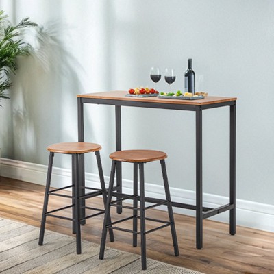 EROMMY 3 - Piece Dining Set, Rectangular Bar Table Set