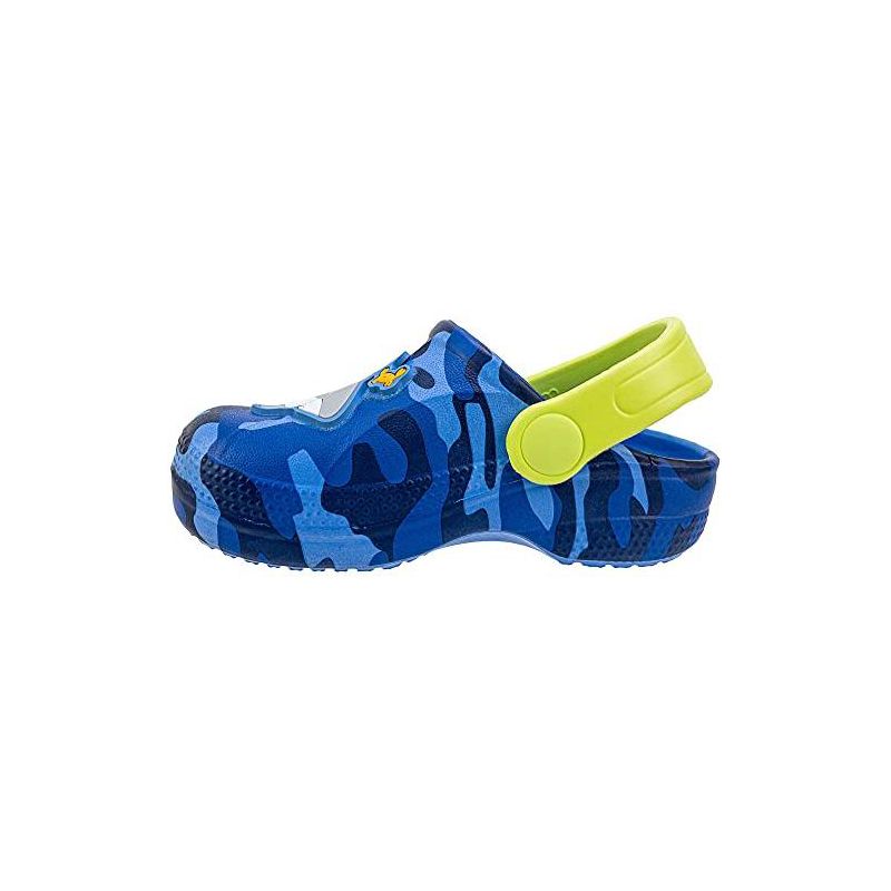 Rainbow Daze Molded Clog, Shark/Unicorn Adjustable Slide, Blue/Pink, Toddler Size 7-12, 3 of 8