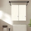 Unique Bargains Bathroom Kitchen Comfortable Lightweight Cotton Hand Towels 14" x 28" 2 Pcs - 2 of 4