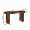 Kumasinova 63" Modern Console Table,Entryway Table with Wood Fame & Legs,Sofa Table for Entryway,Living Room,Hallway - 3 of 4