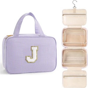 Toiletry Bag Men Hanging Compact Large Travel Initial Makeup for Women Teen - 1 of 4