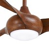 65" Minka Aire Farmhouse Indoor Ceiling Fan with LED Light Remote Control Distressed Koa for Living Room Kitchen Bedroom Family - 3 of 4