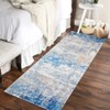 Washable Modern Abstract Large Area Rugs, Indoor Soft Non Slip Floor Carpet for Bedroom Living Room Home Office - 3 of 4