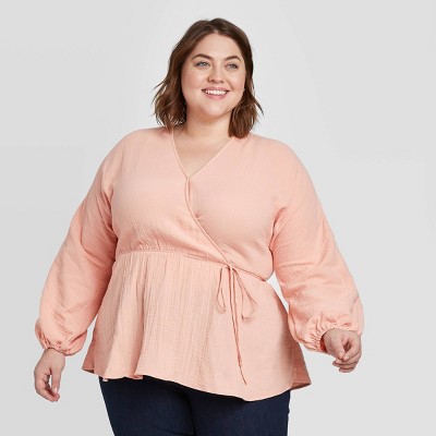 target women's plus size blouses