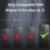 MyBat Pro Maverick Series MagSafe Case w/ Holster and Tempered Glass for Apple iPhone 13 Pro Max (6.7) - Black - 3 of 4