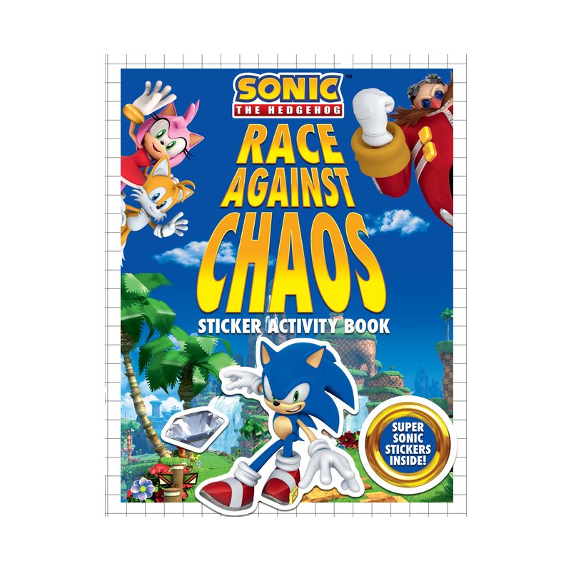 Race Against Chaos Sticker Activity Book - (Sonic the Hedgehog) by  Kiel Phegley (Paperback), 1 of 2