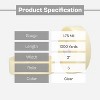 PSBM 6 Rolls 2" x 1000 Yards Clear Acrylic Machine Length Packing Tape for Carton Sealing - 3 of 4