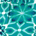 waterfall floral geo