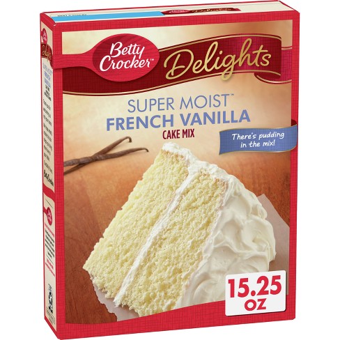 Betty Crocker Super Moist French Vanilla Cake Mix - 15.25oz - image 1 of 4