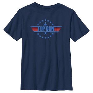 Boy's Top Gun Circle of Stars Logo T-Shirt - 1 of 4